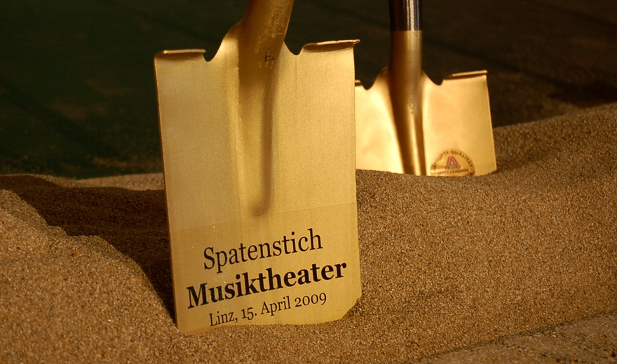 Musiktheater Linz Spatenstich, Eventorganisation by KOOP Live Marketing Eventagentur in Steyregg/Linz