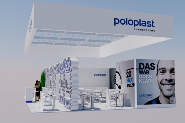 Poloplast SHK Essen, Messebau by KOOP Live Marketing Messen in Graz, Wien, Steyregg/Linz