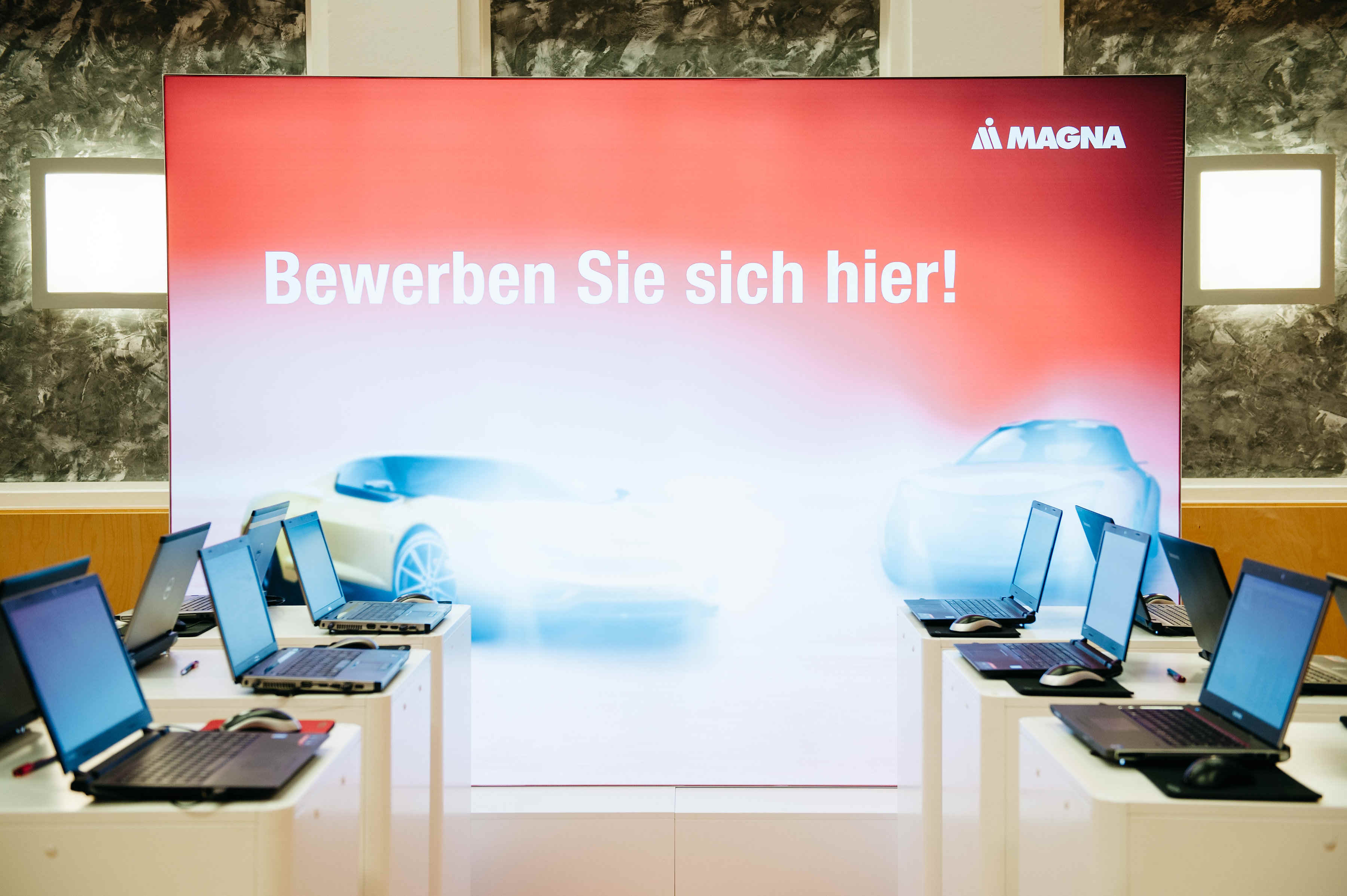 Magna AMS Jobtour, Roadshow durchgeführt von KOOP Live Marketing Roadshows in Graz