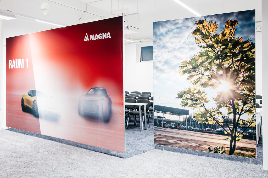 Magna Recruiting Center, Brandland / Showroom by KOOP Live Marketing Messen in Graz