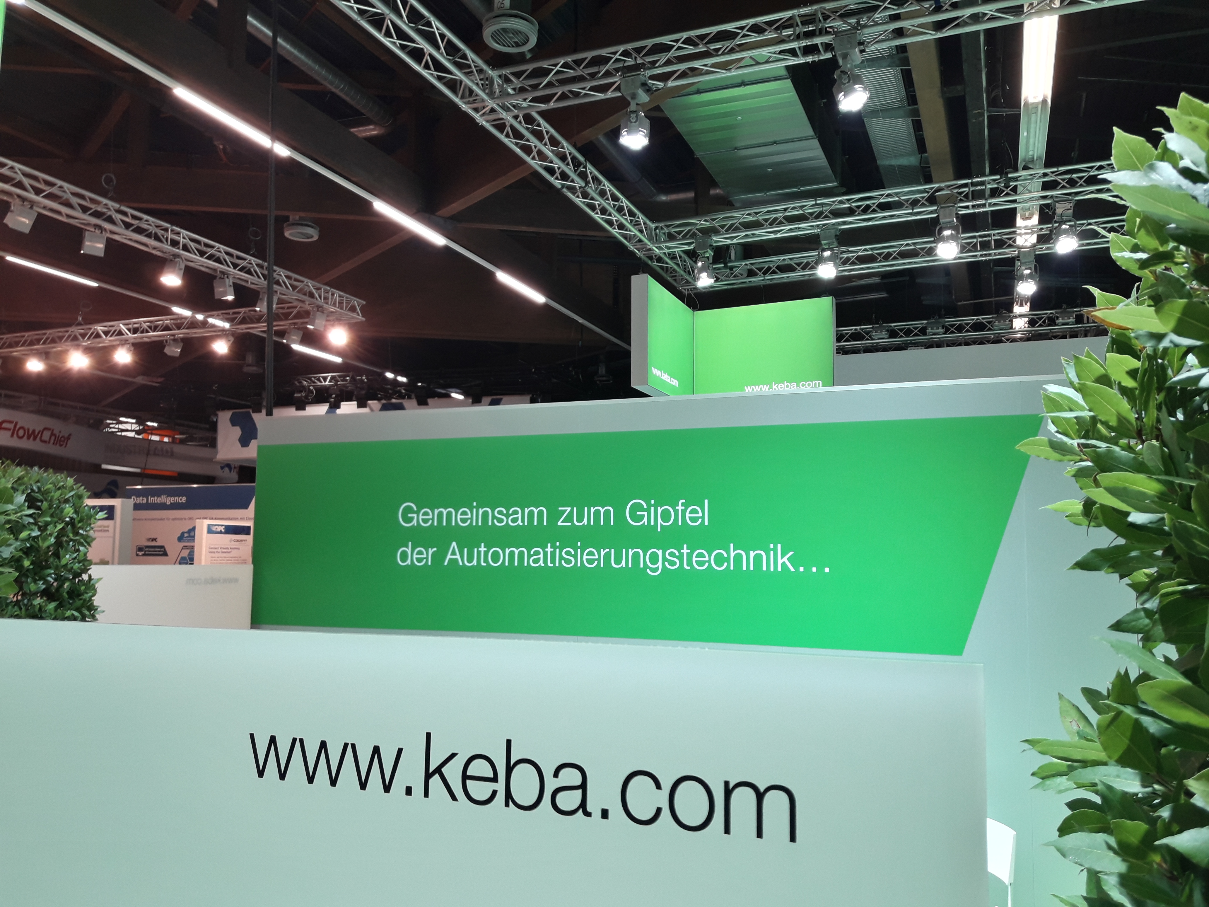 KEBA auf der SPS 2017 in Nürnberg, Messebau by KOOP Live Marketing Messen in Graz, Wien, Steyregg/Linz